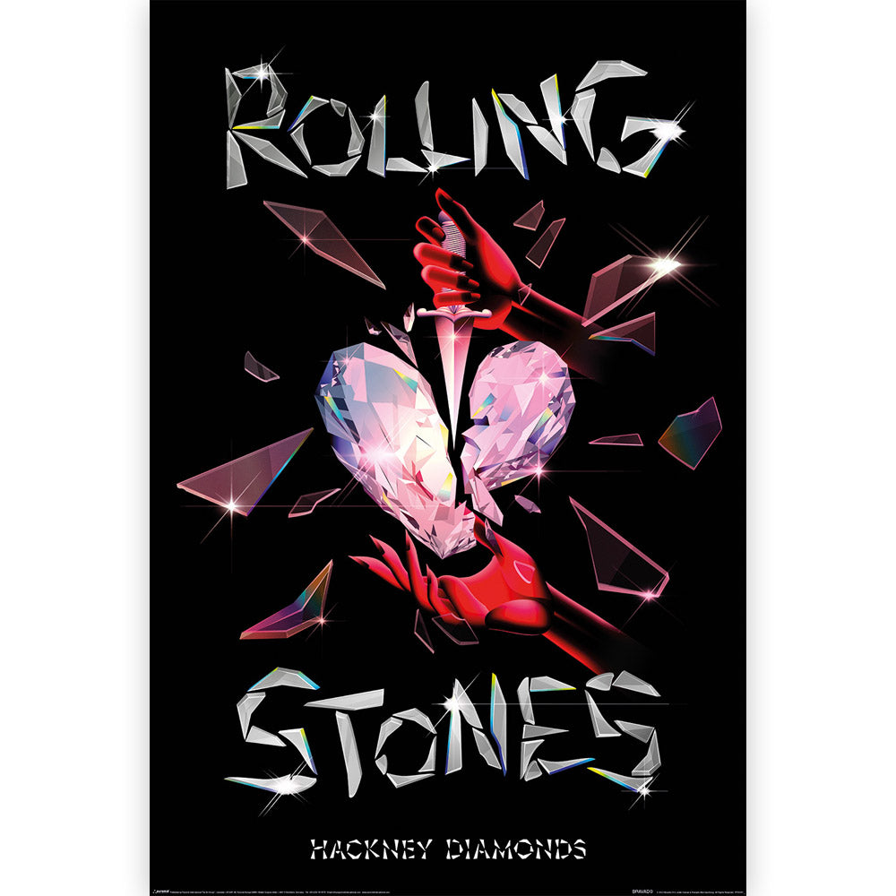 ROLLING STONES ローリングストーンズ (ブライアンジョーンズ 追悼 55周年 ) - Hackney Diamonds / ポスター 【公式 / オフィシャル】