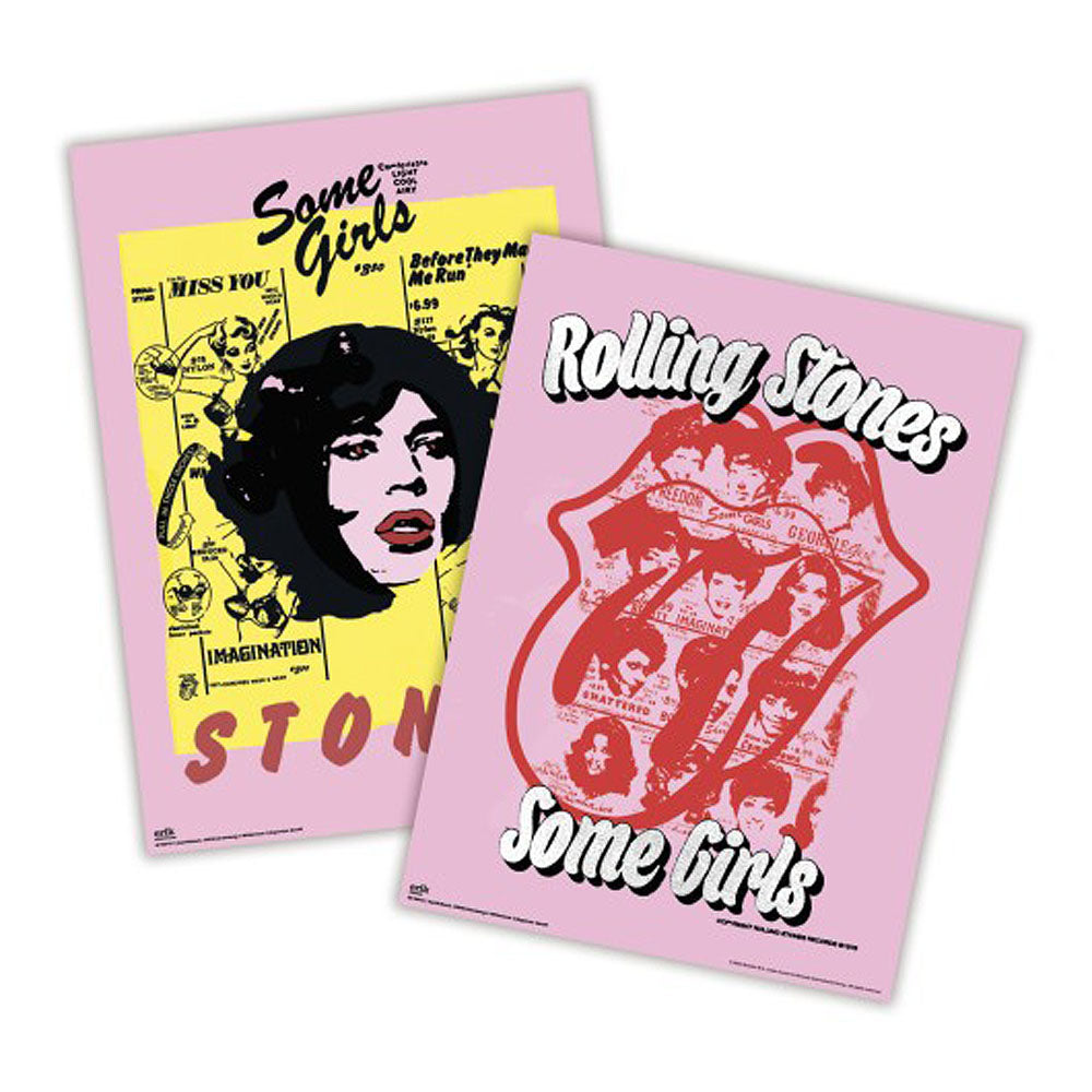 ROLLING STONES ローリングストーンズ - SET MINIPOSTERS / 2枚