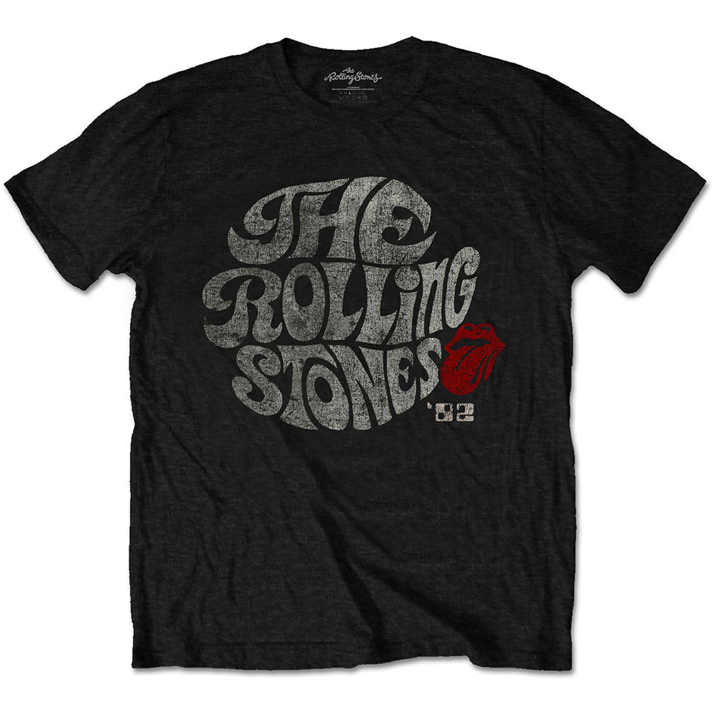 ROLLING STONES ローリングストーンズ (ブライアンジョーンズ追悼55周年 ) - Swirl Logo '82 / ECO-TEE / Tシャツ / メンズ 【公式 / オフィシャル】