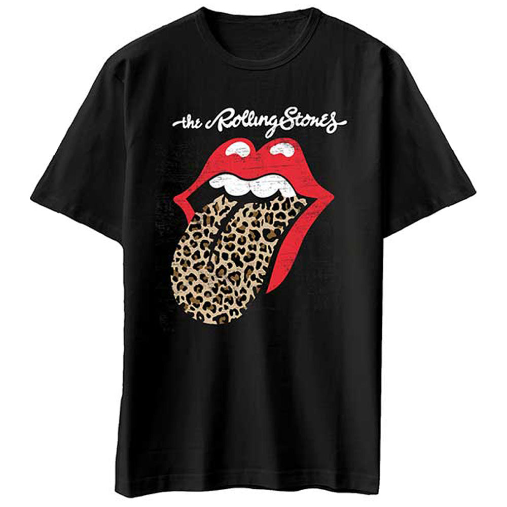 ROLLING STONES ローリングストーンズ (ブライアンジョーンズ追悼55周年 ) - Leopard Print Tongue / Tシャツ / メンズ 【公式 / オフィシャル】