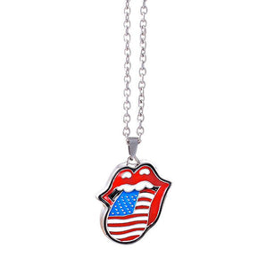 ROLLING STONES - (来日 35周年 記念 ) - USA Tongue Necklace
