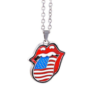 ROLLING STONES 롤링 스톤즈 (데뷔작 60주년) - USA Tongue Necklace / 목걸이