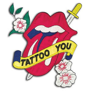 ROLLING STONES ローリングストーンズ (デビュー作 60周年 ) - TATTOO YOU / ワッペン 【公式 / オフィシャル】