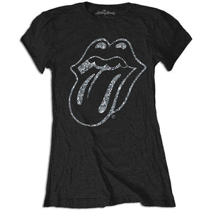 ROLLING STONES ローリングストーンズ (デビュー作 60周年 ) - TONGUE / Diamante（ブランド） / Tシャツ / レディース 【公式 / オフィシャル】