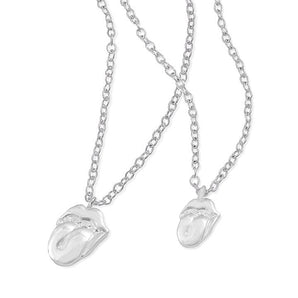 ROLLING STONES ローリングストーンズ (デビュー作 60周年 ) - Silver Tongue Necklace & Bracelet Set / ネックレス 【公式 / オフィシャル】