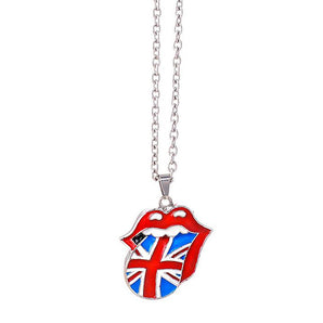 ROLLING STONES - (来日 35周年 記念 ) - Union Jack Tongue Necklace