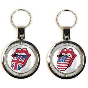 ROLLING STONES - (来日 35周年 記念 ) - UK & US Tongues / スピナー・キーチェイン