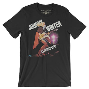 JOHNNY WINTER ジョニーウィンター (追悼10周年 ) - Captured Live / Tシャツ / メンズ 【公式 / オフィシャル】