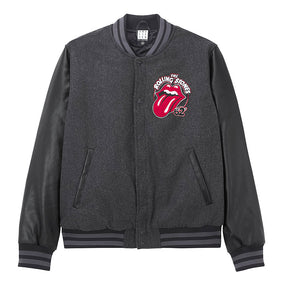 ROLLING STONES - (来日 35周年 記念 ) - VARSITY JACKET / Amplified（ ブランド ） / 絶版モデル / ヴィンテージ