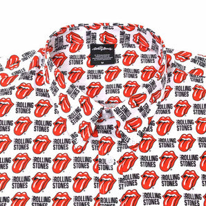 ROLLING STONES ローリングストーンズ (デビュー作 60周年 ) - Tongue and Text / 襟付きシャツ / メンズ 【公式 / オフィシャル】