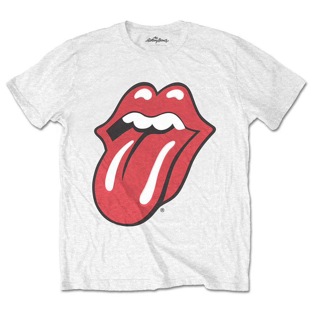 ROLLING STONES ローリングストーンズ (ブライアンジョーンズ追悼55周年 ) - Classic Tongue / White / Tシャツ / キッズ 【公式 / オフィシャル】