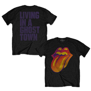 ROLLING STONES ローリングストーンズ (デビュー作 60周年 ) - Ghost Town Distressed / バックプリントあり / Tシャツ / メンズ 【公式 / オフィシャル】