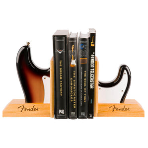 FENDER - Stratocaster Body Guitar Bookends - Officially Licensed