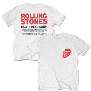 ROLLING STONES - (来日 35周年 記念 ) - Goat Head Soup Tracklist / バックプリントあり