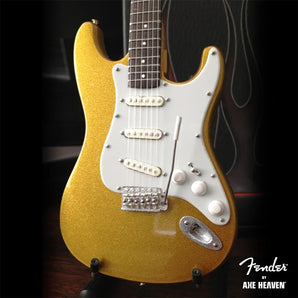 FENDER フェンダー - Metallic Gold Strat / ミニチュア楽器 【公式 / オフィシャル】