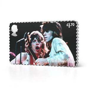ROLLING STONES ローリングストーンズ (来日 35周年 記念 ) - Silver Stamp Ingot / 世界限定1962個 / 貴重 / 切手・レター品