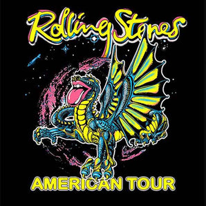 ROLLING STONES ローリングストーンズ (来日 35周年 記念 ) - American Tour Dragon / Tシャツ / メンズ