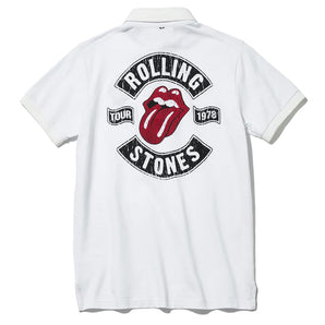 ROLLING STONES ローリングストーンズ (来日 35周年 記念 ) - RS TOUR 1978PT / White / ポロシャツ / メンズ