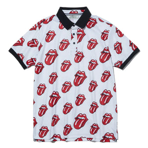 ROLLING STONES - (来日 35周年 記念 ) - Red Lick Pattern / White