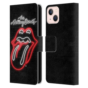 ROLLING STONES - (来日 35周年 記念 ) - Neon レザー手帳型