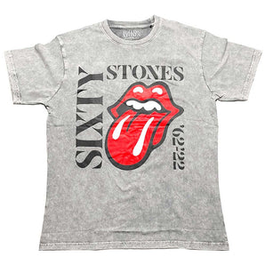 ROLLING STONES ローリングストーンズ (デビュー作 60周年 ) - Sixty Vertical / Dye-Wash / Tシャツ / メンズ 【公式 / オフィシャル】