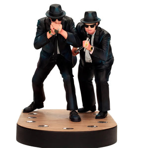 BLUES BROTHERS ブルースブラザーズ (John Belushi 生誕 75周年 ) - Jake and Elwood Blues Singing 1:10 Scale Figure with Lighted Base / フィギュア・人形 【公式 / オフィシャル】