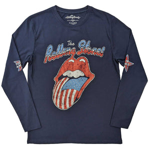 ROLLING STONES ローリングストーンズ (来日 35周年 記念 ) - US Tour '78 / バックプリントあり / 長袖 / Sleeve Print / Tシャツ / メンズ