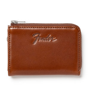 FENDER フェンダー (設立 80周年 ) - コインケース / Brown / ギターピック＆ウォレットコード付き / 財布