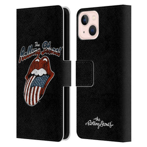 ROLLING STONES - (来日 35周年 記念 ) - US Flag Tongue レザー手帳型