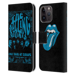 ROLLING STONES ローリングストーンズ (デビュー作 60周年 ) - Europe 1967 レザー手帳型 / Apple iPhoneケース 【公式 / オフィシャル】