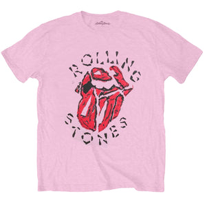 ROLLING STONES ローリングストーンズ (デビュー作 60周年 ) - Hackney Diamonds Painted Tongue / Tシャツ / メンズ 【公式 / オフィシャル】