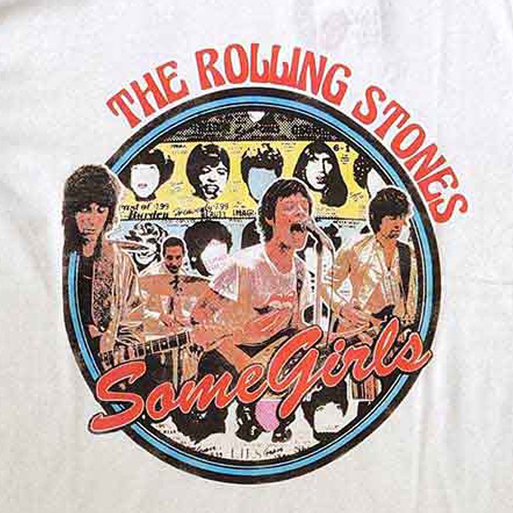 ROLLING STONES ローリングストーンズ (ブライアンジョーンズ追悼55周年 ) - Some Girls Circle / 半袖ラグラン / リンガー / Tシャツ / メンズ 【公式 / オフィシャル】