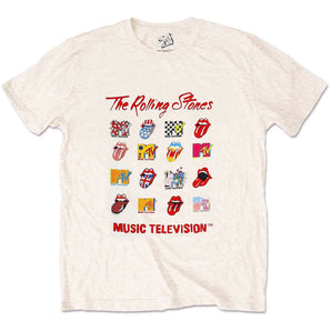 ROLLING STONES ローリングストーンズ (デビュー作 60周年 ) - MTV Rolling Stones Logo Mashup / Tシャツ / メンズ 【公式 / オフィシャル】