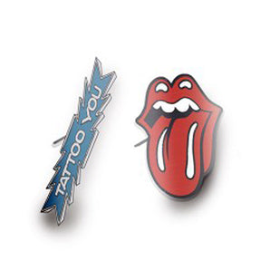 【予約商品】 ROLLING STONES ローリングストーンズ (デビュー作 60周年 ) - TATTOO YOU / 4個セット / バッジ 【公式 / オフィシャル】