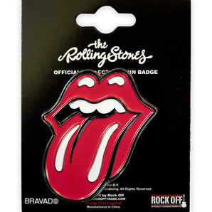 ROLLING STONES 롤링 스톤즈 (데뷔 60주년) - Classic Tongue Large / 배지