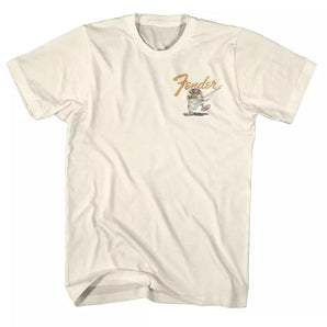 【予約商品】 FENDER フェンダー (設立 80周年 ) - RECORDING MACHINE / バックプリントあり / Tシャツ / メンズ