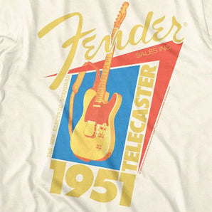 【予約商品】 FENDER フェンダー (設立 80周年 ) - TELECASTER 1951 / Tシャツ / メンズ