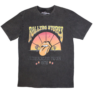 【予約商品】 ROLLING STONES ローリングストーンズ (デビュー作 60周年 ) - Desert '72 / Stone Wash / Tシャツ / メンズ 【公式 / オフィシャル】