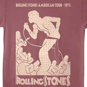 【予約商品】 ROLLING STONES ローリングストーンズ (来日 35周年 記念 ) - AMERICAN TOUR 1972 / Tシャツ / メンズ