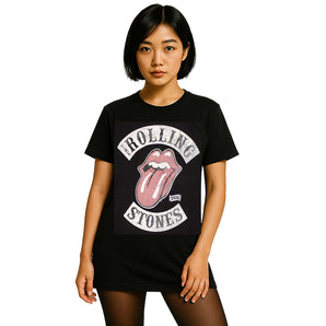 【予約商品】 ROLLING STONES ローリングストーンズ (来日 35周年 記念 ) - Tour 78 / Tシャツドレス / Tシャツ / レディース