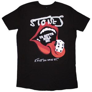 【予約商品】 ROLLING STONES ローリングストーンズ (来日 35周年 記念 ) - Ya Gotta Roll Exile / バックプリントあり / Tシャツドレス / Tシャツ / レディース