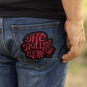 ROLLING STONES ローリングストーンズ (来日 35周年 記念 ) - Swirl Logo '82 / ワッペン