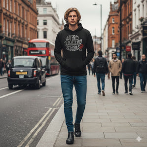 ROLLING STONES ローリングストーンズ (7月 新譜 記念 ) - Swirl Logo '82 / ECO-Pullover Hoodie / パーカー・スウェット / メンズ