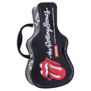 ROLLING STONES ローリングストーンズ - Logos / GUITAR TIN SOCK BOX / 3足セット / ソックス / メンズ
