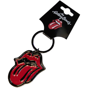 ROLLING STONES ローリングストーンズ - Classic Tongue Black / キーホルダー