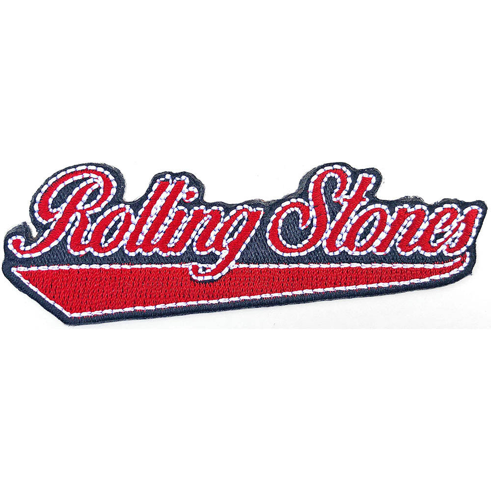 ROLLING STONES ローリングストーンズ (ブライアンジョーンズ追悼55周年 ) - Baseball Script / ワッペン 【公式 / オフィシャル】