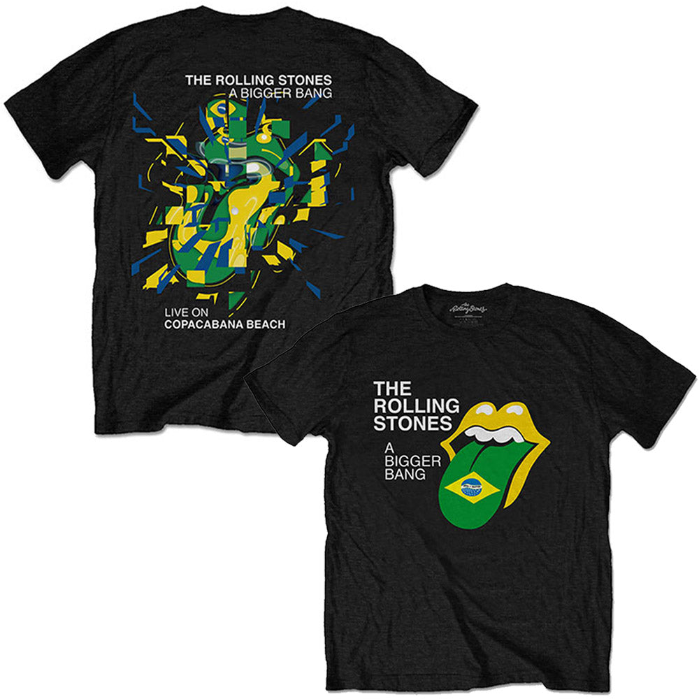 ROLLING STONES ローリングストーンズ (ブライアンジョーンズ追悼55周年 ) - Brazil '80 / バックプリントあり / Tシャツ / メンズ 【公式 / オフィシャル】