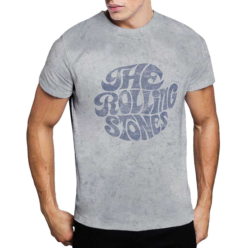 ROLLING STONES ローリングストーンズ (ブライアンジョーンズ追悼55周年 ) - 70's Logo / White / タイダイ / Tシャツ / メンズ 【公式 / オフィシャル】