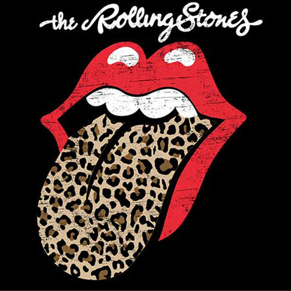 ROLLING STONES ローリングストーンズ (ブライアンジョーンズ追悼55周年 ) - Leopard Print Tongue / Tシャツ / メンズ 【公式 / オフィシャル】