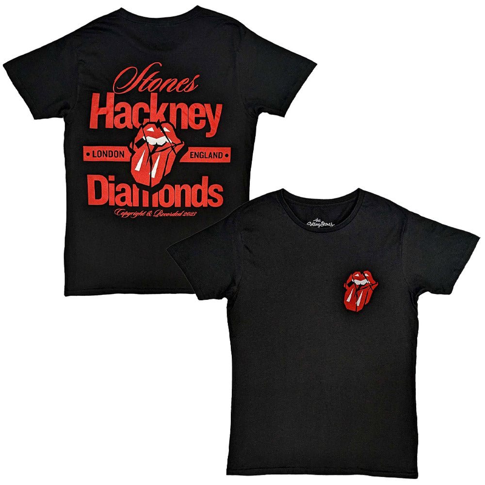 ROLLING STONES ローリングストーンズ (ブライアンジョーンズ追悼55周年 ) - Hackney Diamonds Hackney London / バックプリントあり / Tシャツ / メンズ 【公式 / オフィシャル】